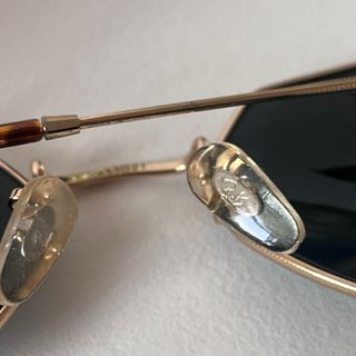 Gafas Ray-Ban Hexagonal Doradas RB3556 - Original