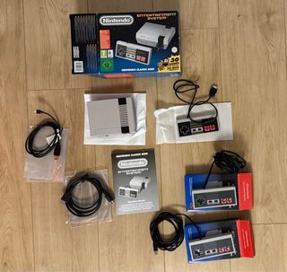 Nintendo Classic Mini + 2 controller con cavo lungo