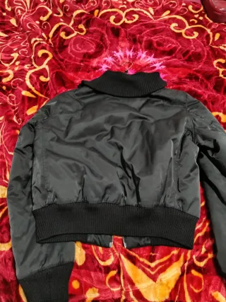 Giubbotto Bomber Emmanuel Schvili Nero Rosso