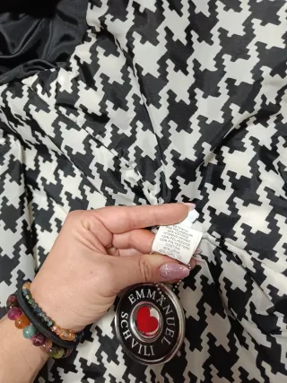 Giubbotto Bomber Emmanuel Schvili Nero Rosso