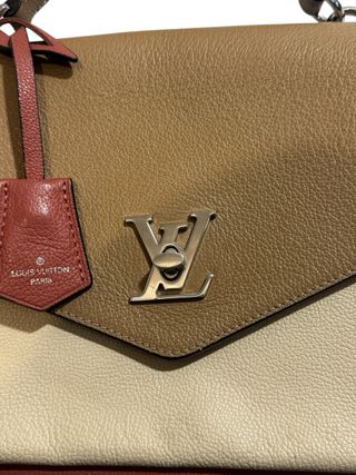 Bolso Louis Vuitton Mylockme Marrón y Rojo