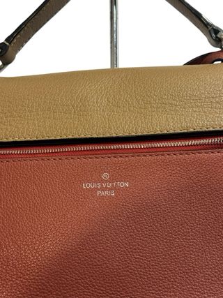 Bolso Louis Vuitton Mylockme Marrón y Rojo