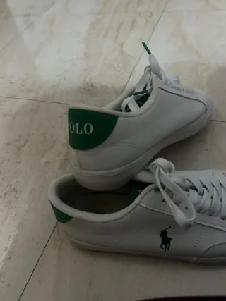 Zapatillas Polo Ralph Lauren Talla 40 Blancas