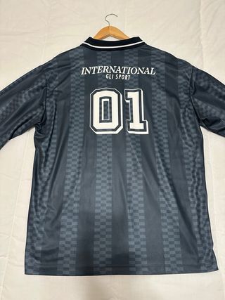 Polo Bershka Hombre Deportivo Gris Talla L