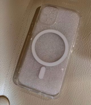 Funda iPhone 12 Mini Transparente Glitter