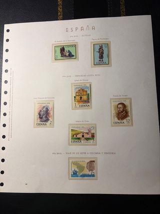 Sellos España nuevos 1976 Hojas Olegario