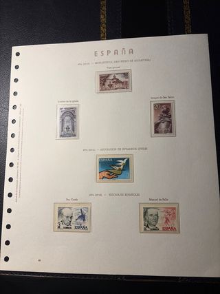 Sellos España nuevos 1976 Hojas Olegario