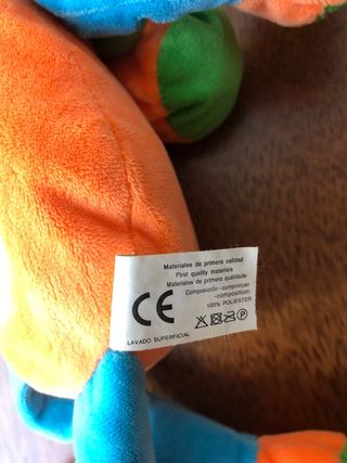 Peluche musical vaquita bebé