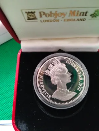 Moneda 35 ECUS 25 Libras Plata, Gibraltar