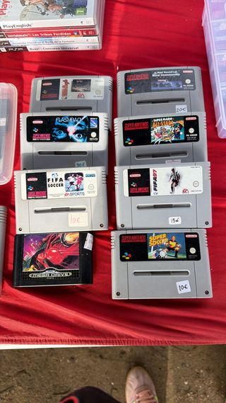 juegos Super Nintendo y sega
