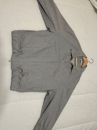 Cazadora Zara Gris Tela