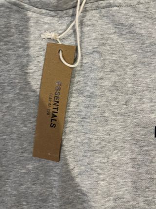 Hoodie Essentials Cinza