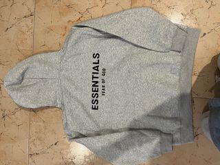 Hoodie Essentials Cinza