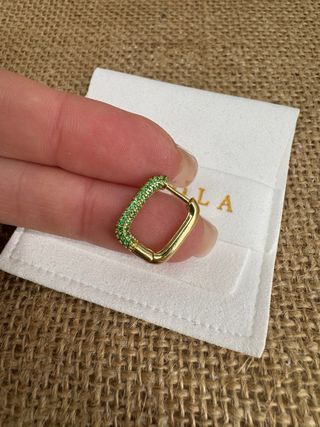 Pendiente PDPAOLA de plata y baño de oro