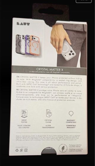 Capa iPhone 17 Pro Max Crystal Laut