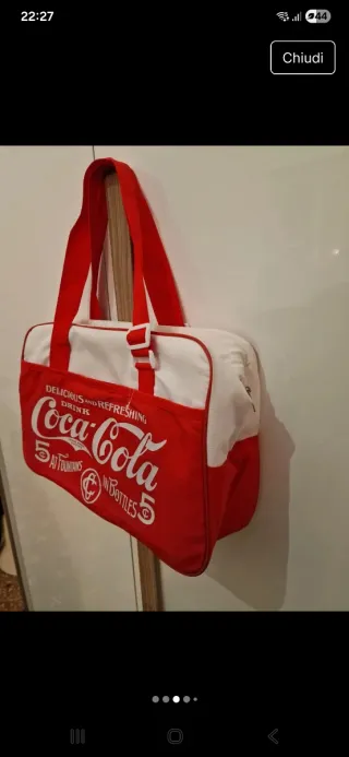 Borsa frigo Coca Cola rossa e bianca