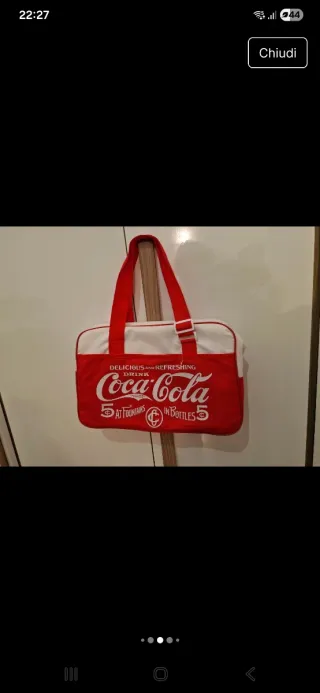 Borsa frigo Coca Cola rossa e bianca