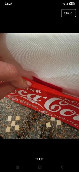Borsa frigo Coca Cola rossa e bianca