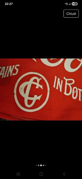 Borsa frigo Coca Cola rossa e bianca