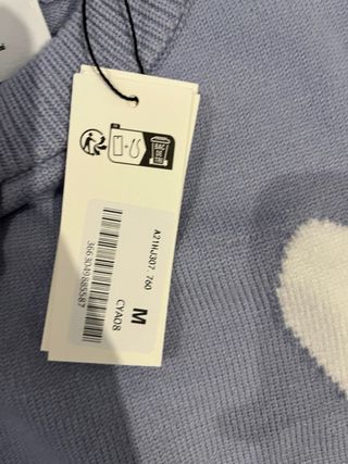 Sweatshirt Ami azul com coração branco