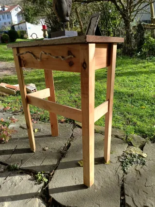 Mesa auxiliar madera estilo Shabby Chic