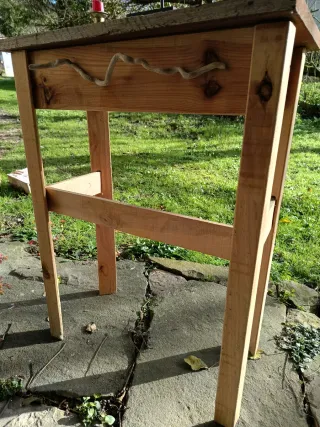 Mesa auxiliar madera estilo Shabby Chic