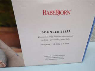 Hamaca BabyBjörn Bouncer Bliss Gris Oscuro