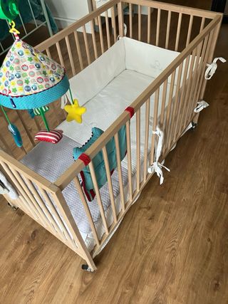 Cuna Ikea Madera Natural