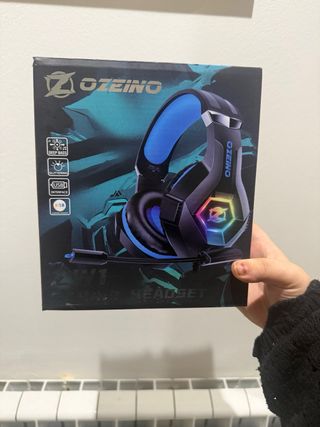 Cascos Gaming Ozeino ZW1 Azul - Sin Uso