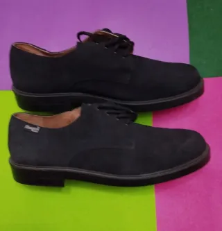 Zapatos Oxford ante negro Talla 44-45