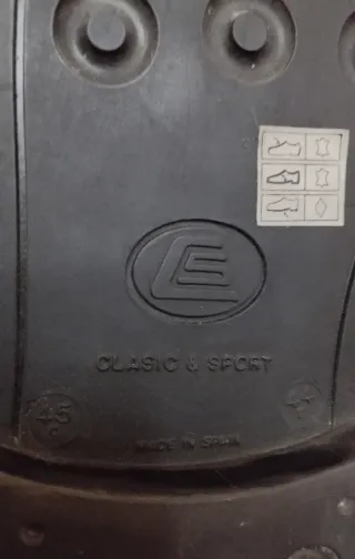 Zapatos Oxford ante negro Talla 44-45