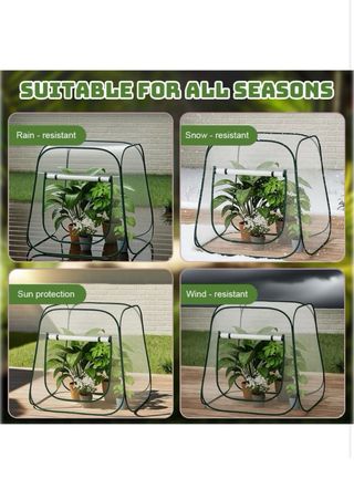 Invernadero Pequeño Plantas 98x98x98cm