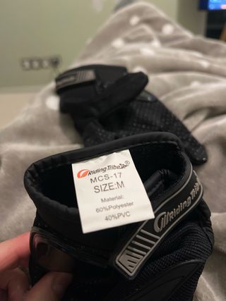 Guantes Moto Bici Riding Tribe Negros