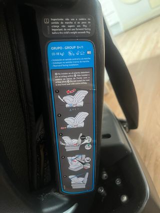 Silla Coche Grupo 0+ y 1 Evolutiva