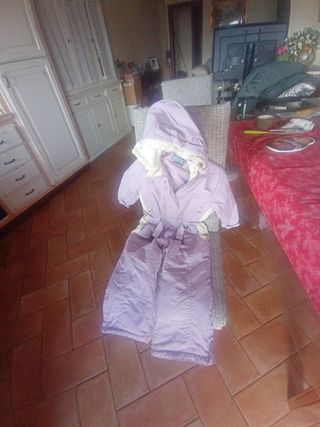 Tuta da neve Brugi bambina viola
