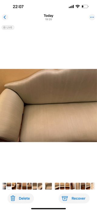 Divano 700 a 3 posti in noce