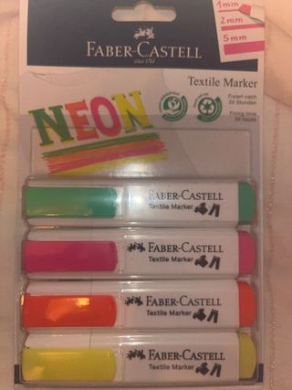 Subrayadores Textiles Faber-Castell Neon