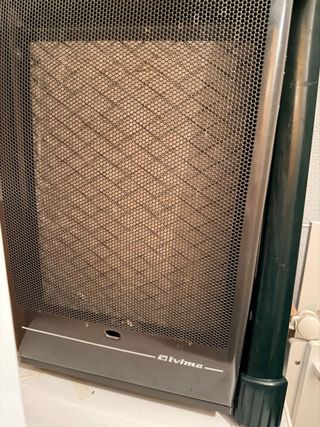 Estufa catalítica Elvima gris/verde