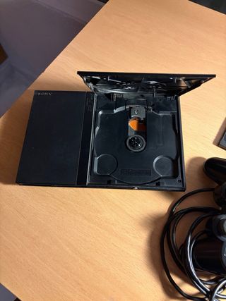 Consola PlayStation 2 Negra + Mando y Tarjeta