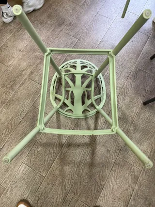 4 Taburetes Altos Verdes Menta