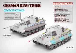 Maqueta German King Tiger Henschel RFM 1/35