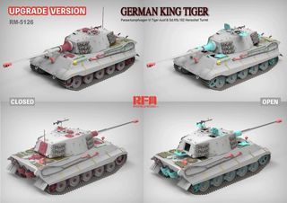 Maqueta German King Tiger Henschel RFM 1/35