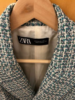 Americana Zara Tweed Verde Multicolor