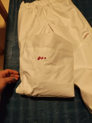 Pantalón de nieve Wedze niña blanco 125cm a 132cm