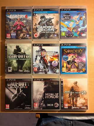 Lote Juegos PS3.