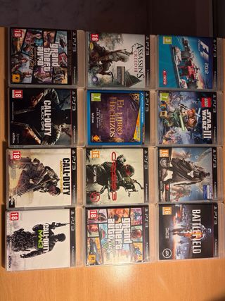 Lote Juegos PS3.