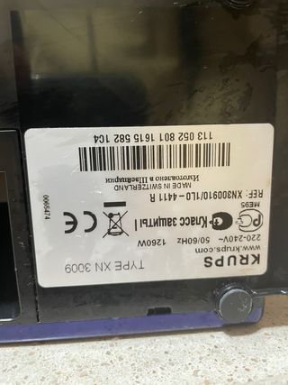 Cafetera Nespresso Krups Pixie XN3009