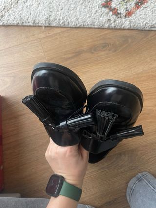 Mocasines Zara Woman Negros