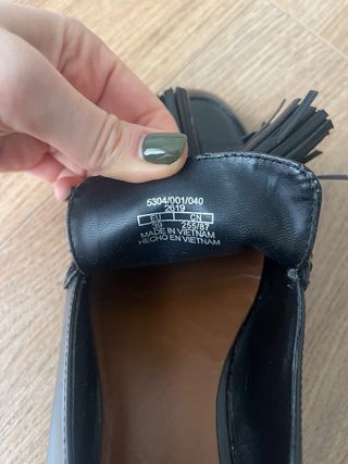 Mocasines Zara Woman Negros