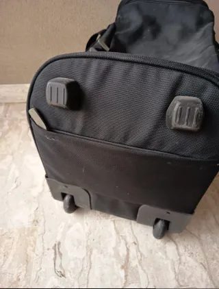 Borsone trolley Superga nero